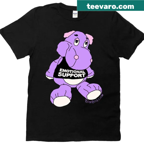 Cute Puffalump Hippo graphic t-shirt for emotional support