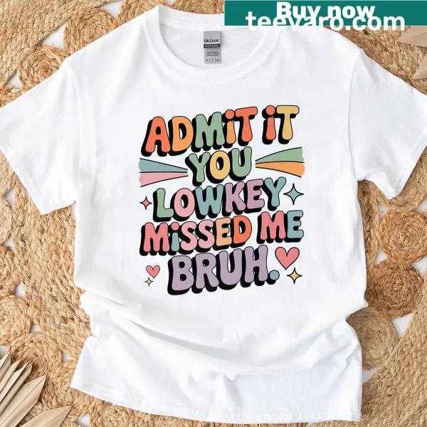 Funny First Day of School T-shirt with playful text