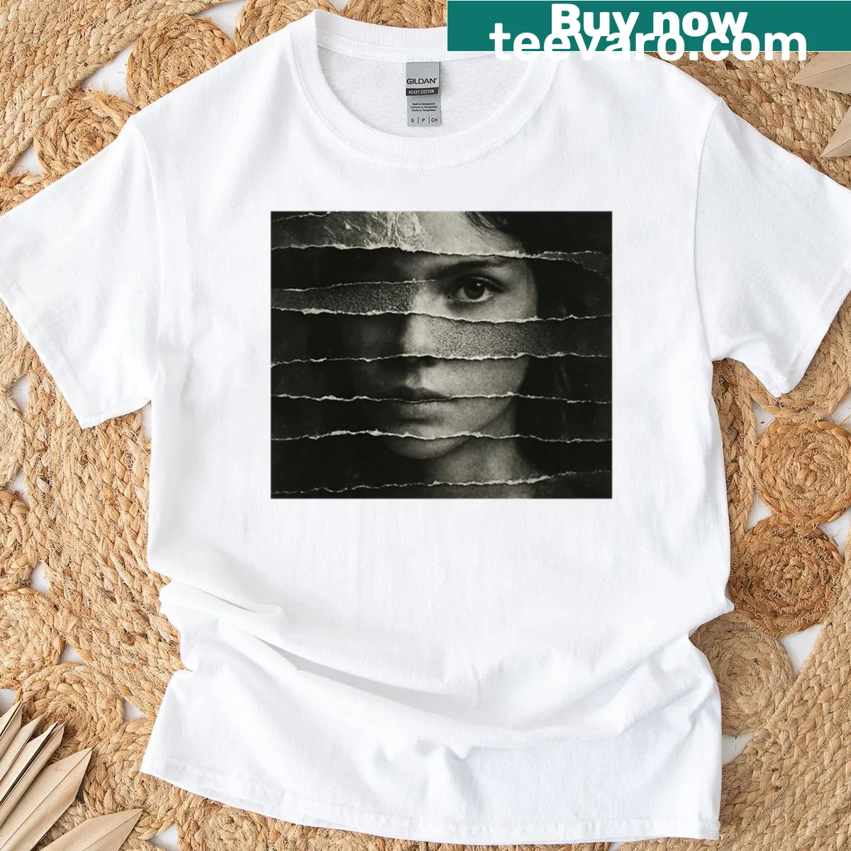 Typographic design featuring the phrase 'Fragments Of Silence' — on a men's t-shirt