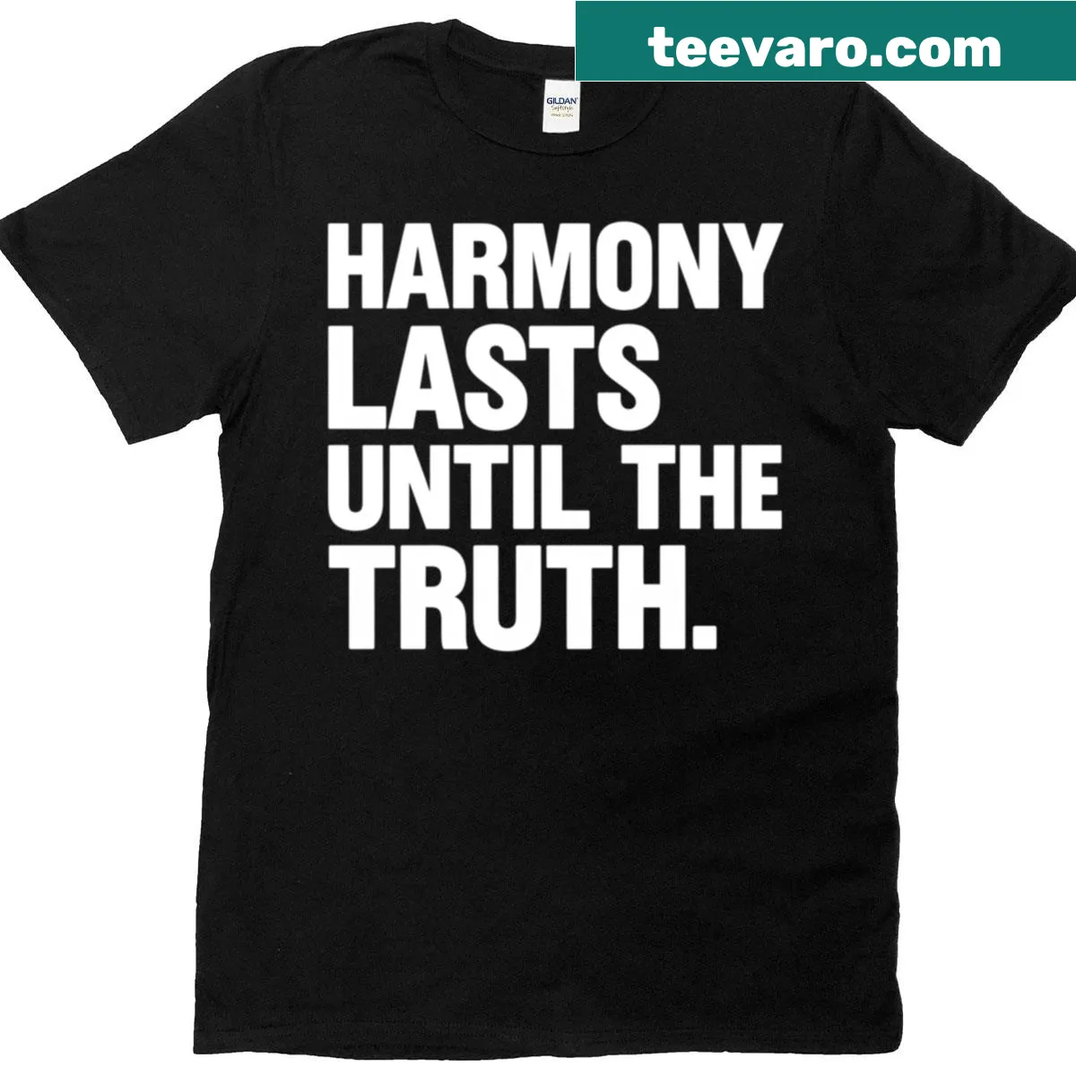 Philosophical quote typography T-shirt design — on a men's t-shirt