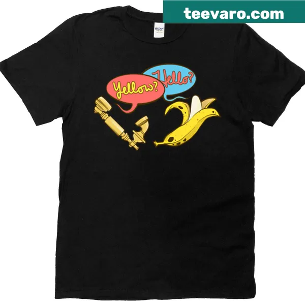 Minimalist T-shirt with 'Hello Yellow' text