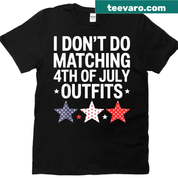 Funny couple tee for Fourth of July celebrations