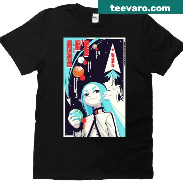 T-shirt featuring the phrase 'Into The Void' in artistic typography