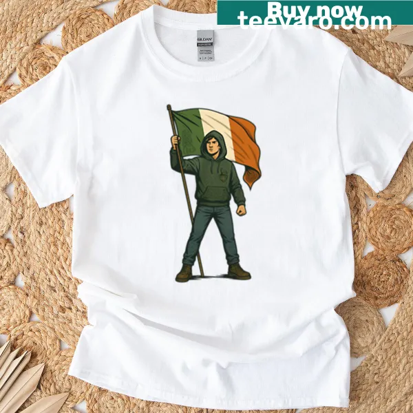 Irish Youth Demonstrator t-shirt with bold typography
