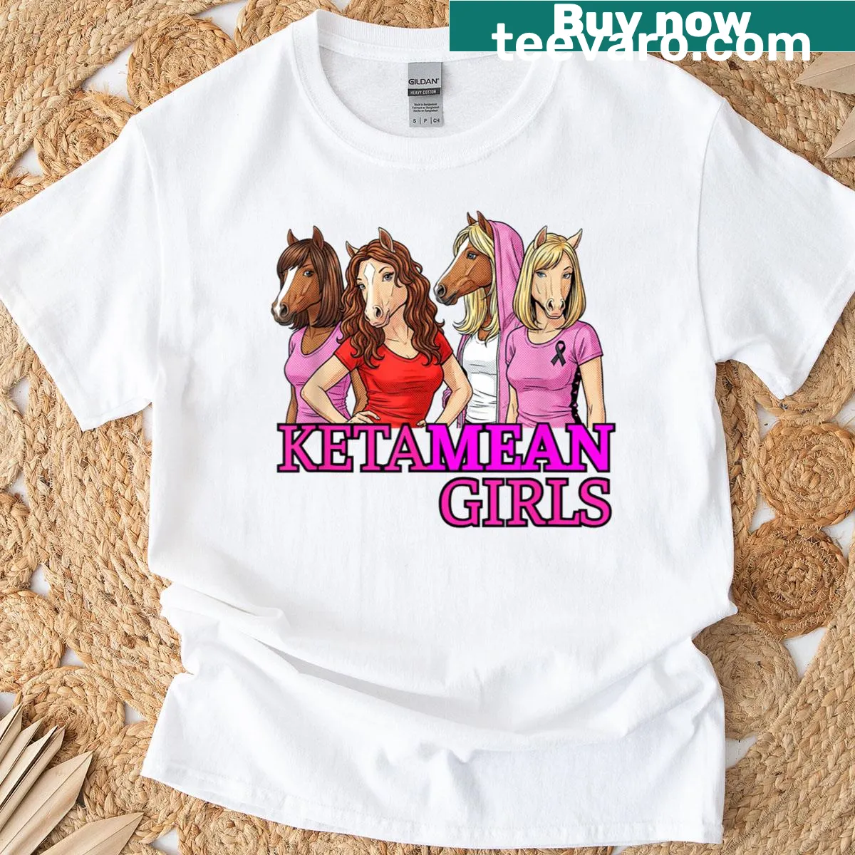 Funny rave festival t-shirt designed for Ketamean girls. — on a men's t-shirt