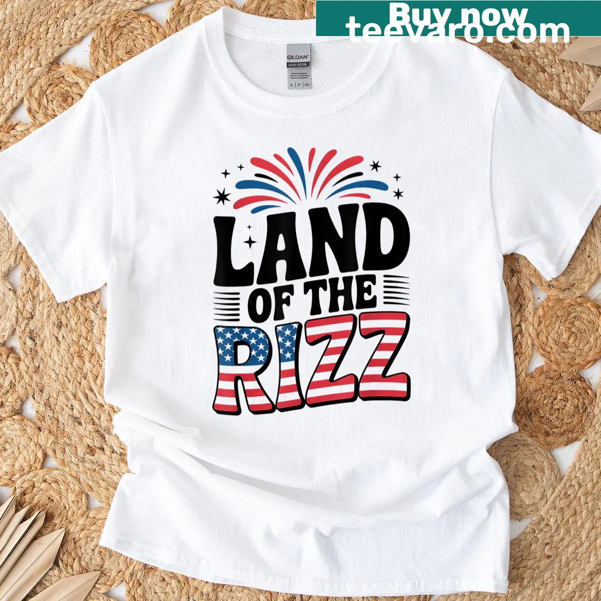 Funny graphic for July 4th celebration suitable for all — on a men's t-shirt