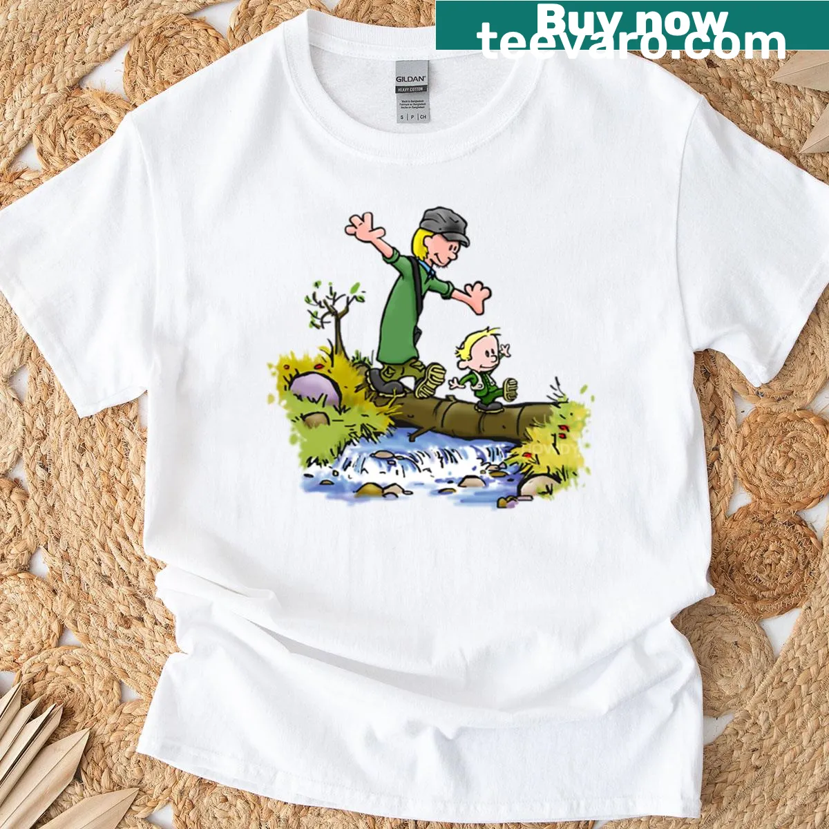 Detectorists t-shirt with 'Let's Go Detecting' typography design. — on a men's t-shirt