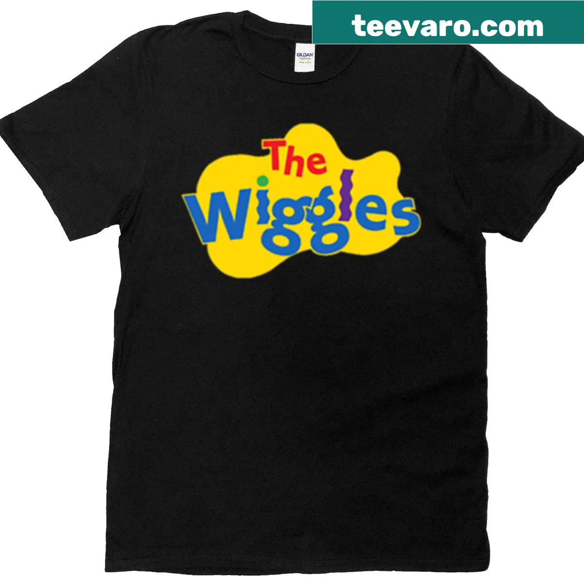 Minimalist T-shirt featuring a logo design without outlines — on a men's t-shirt