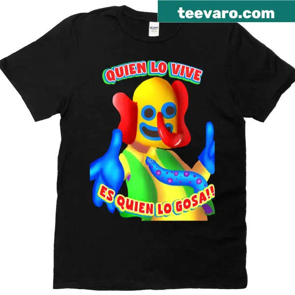 T-shirt featuring a playful illustration of a Marimonda monkey