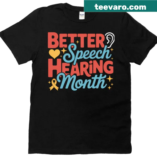 Graphic promoting Better Hearing and Speech Month for SLPs