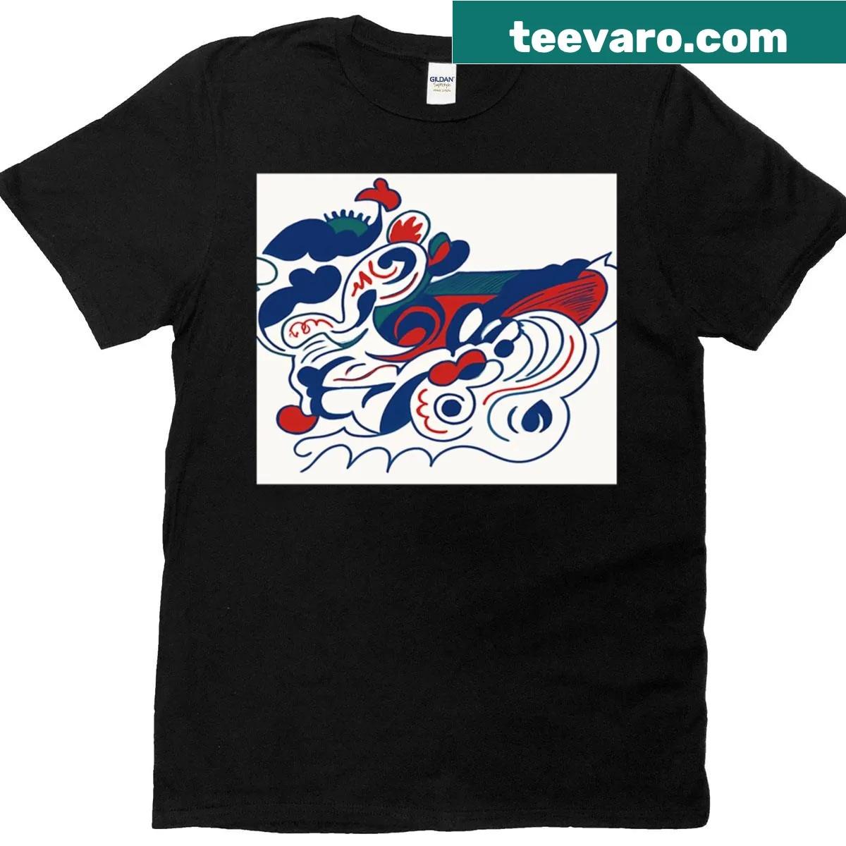 Abstract watercolor design on a self-perception T-shirt — on a men's t-shirt