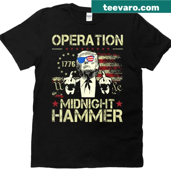 Bold typographic t-shirt featuring 'Midnight Hammer'