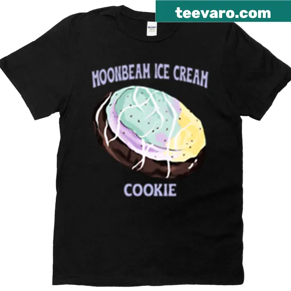 Whimsical t-shirt featuring ice cream and cookies design