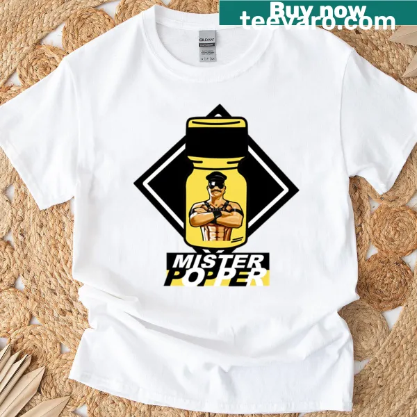 Illustrated character graphic on a t-shirt