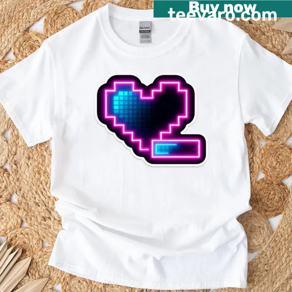 Neon typography T-shirt with the phrase 'Life Bar' in bold letters