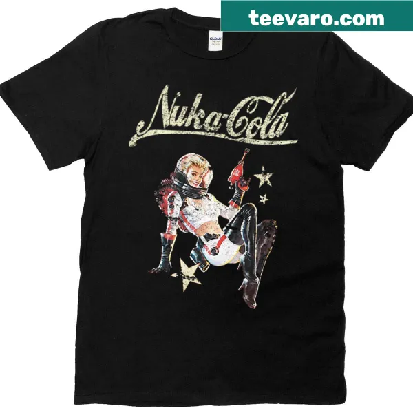 Retro-style pinup T-shirt inspired by fantasy themes.