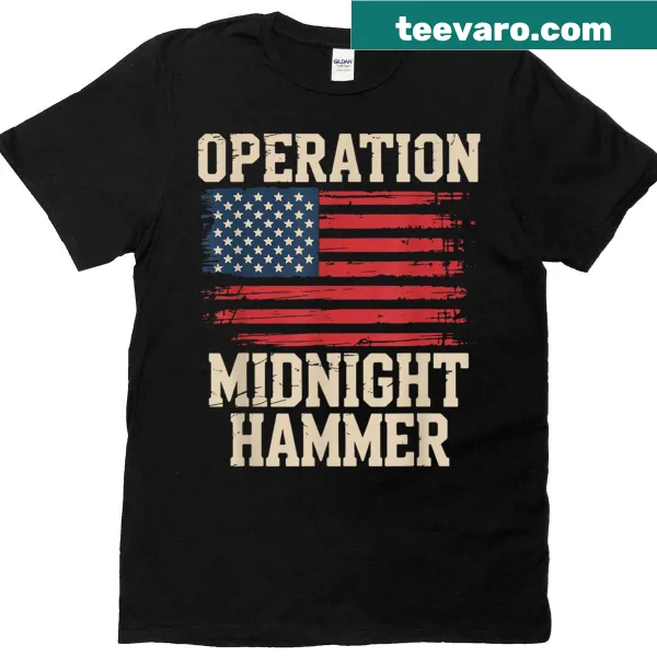 Veteran-themed t-shirt with American flag design
