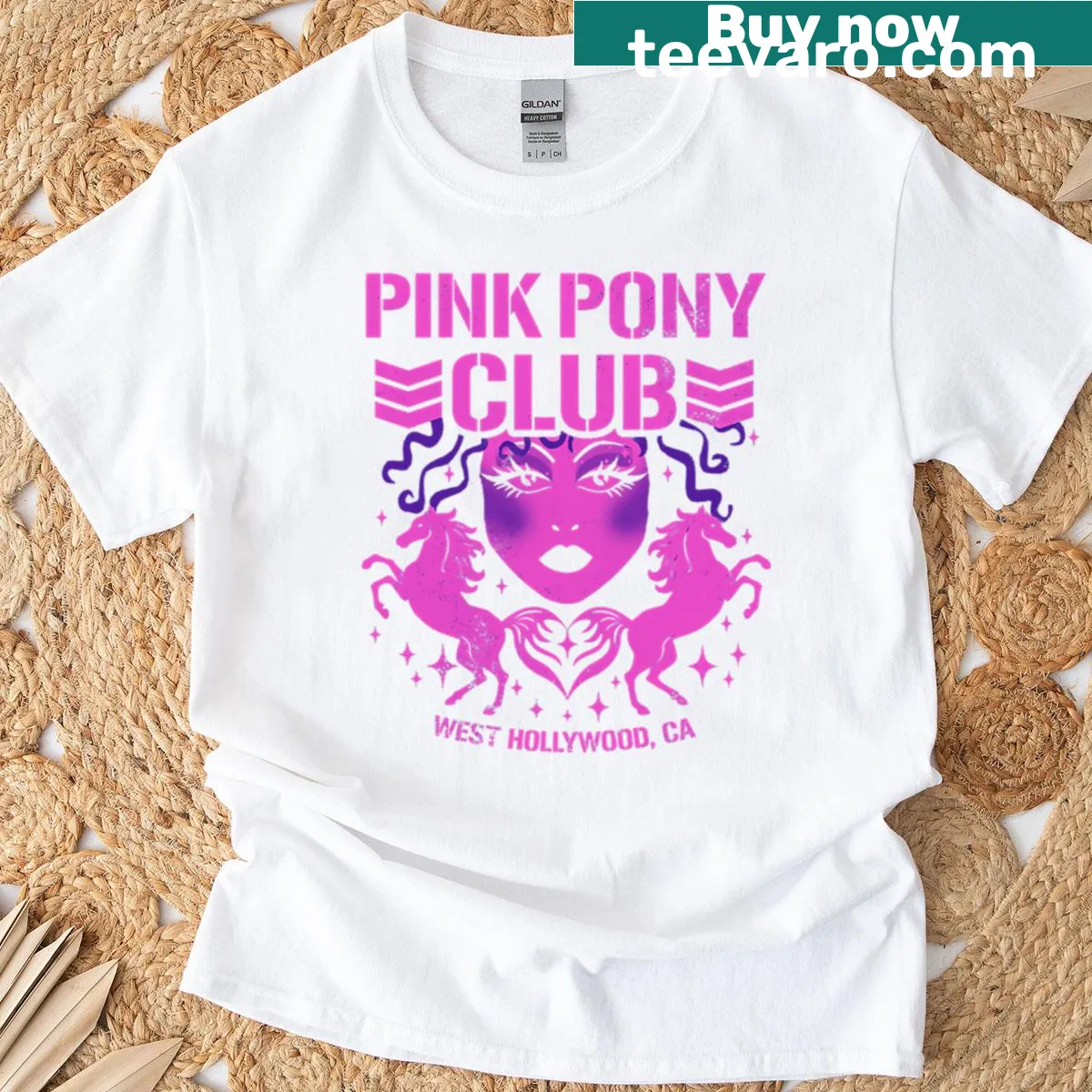 Vintage-style T-shirt featuring a roan horse design for hunters — on a men's t-shirt