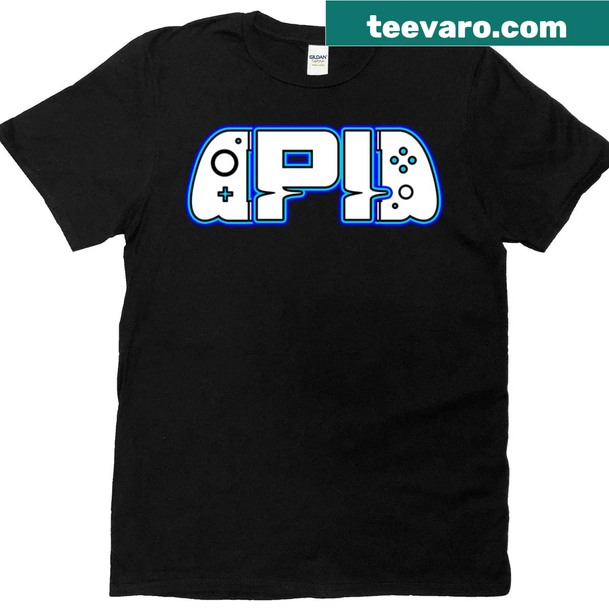 T-shirt with classic game controller design labeled 'Player 1' — on a men's t-shirt
