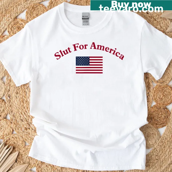 Retro-style humorous Independence Day t-shirt with bold text