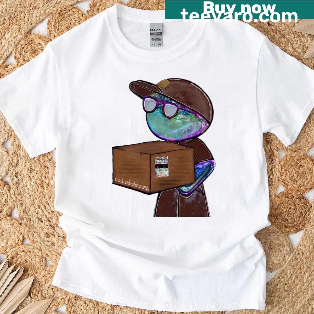 Typography t-shirt with the phrase Special Delivery For Doc This Timeline Needs Fixing — on a men's t-shirt