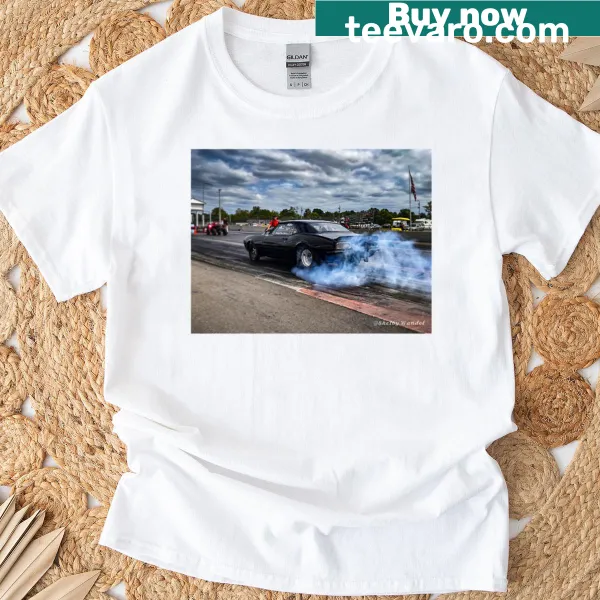Silhouette design of storm clouds and smoke t-shirt