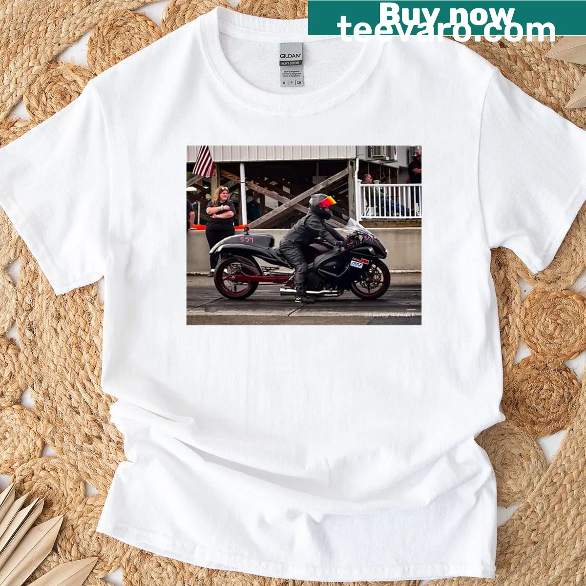 Typography t-shirt featuring the words 'Woman Power' for inspired women — on a men's t-shirt
