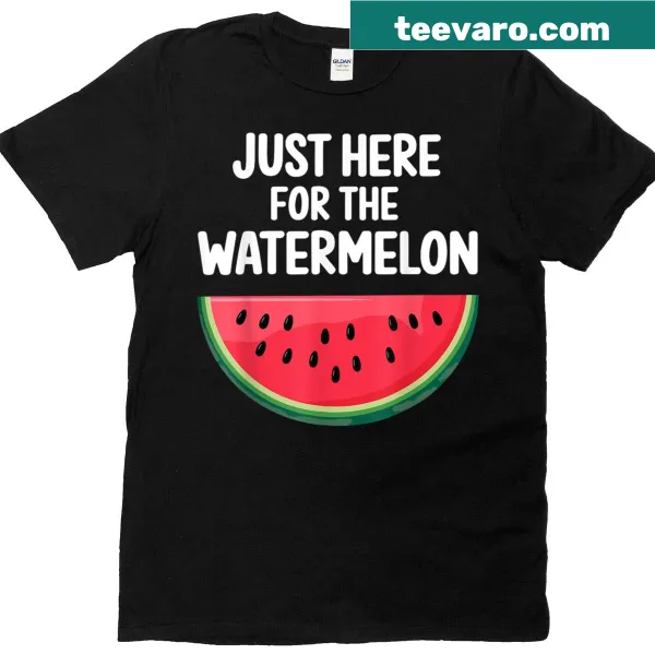 Fun watermelon graphic t-shirt for fruit lovers