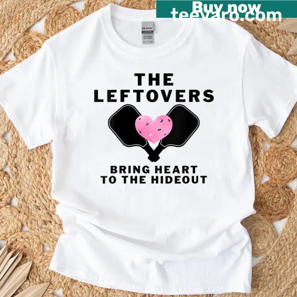 Cute pickleball-themed t-shirt with heart design