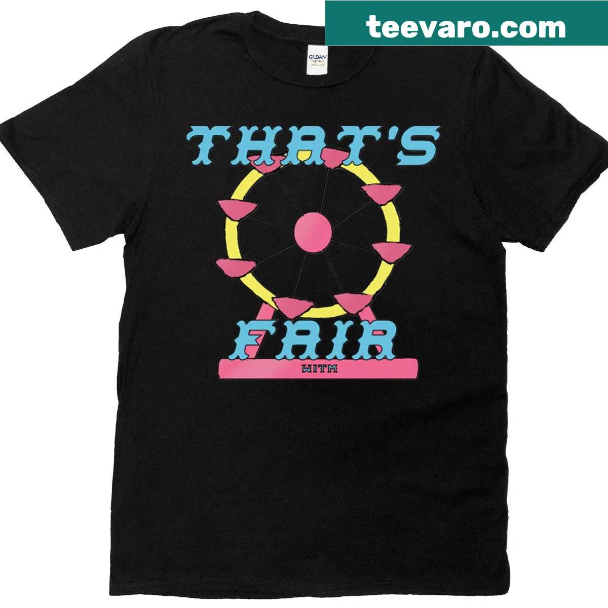 Wrestling-themed t-shirt with hand-drawn logo — on a men's t-shirt