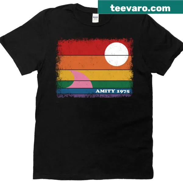 Vintage-inspired Amity 1975 themed T-shirt