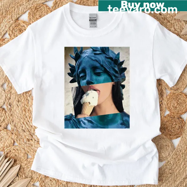 Minimalist typography T-shirt featuring the phrase 'Angl Ina'