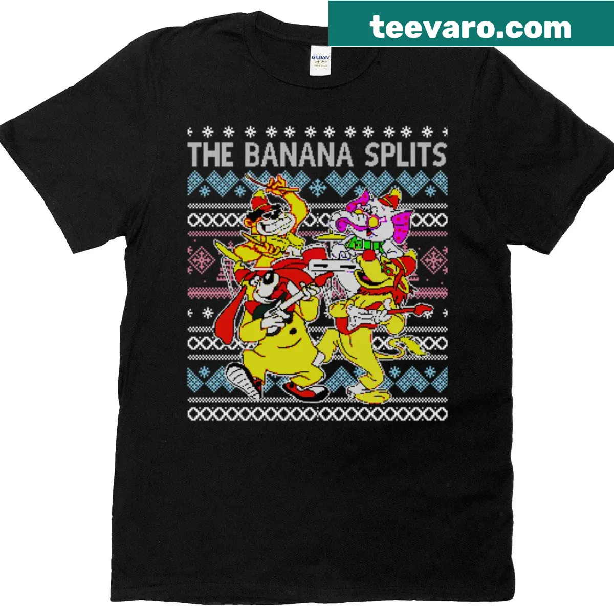 Vintage cartoon logo T-shirt celebrating animated movies — on a men's t-shirt