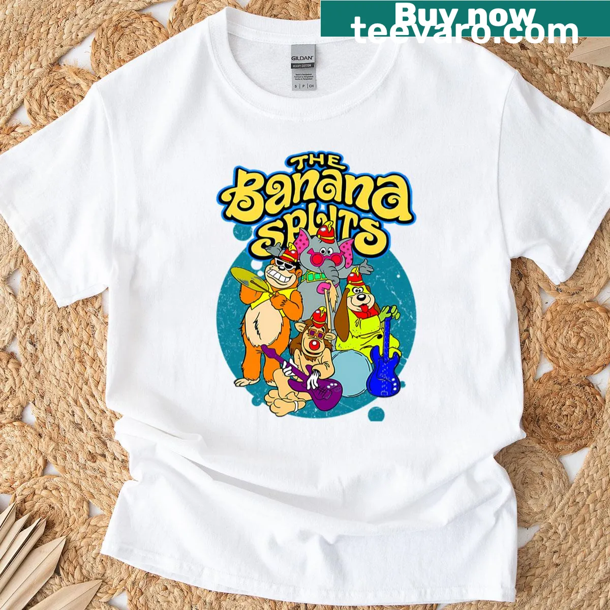 Vintage Cartoon Animated Movies logo T-shirt design. — on a men's t-shirt
