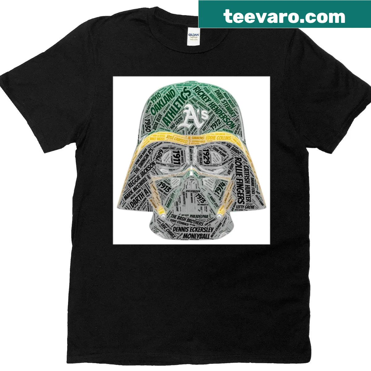 Bold graphic T-shirt featuring an iconic villain. — on a men's t-shirt