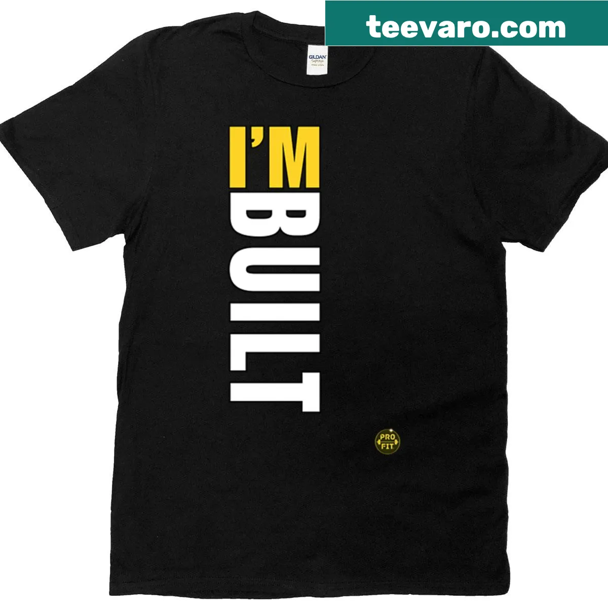Fitness trainer T-shirt with bold inspirational text about effort — on a men's t-shirt