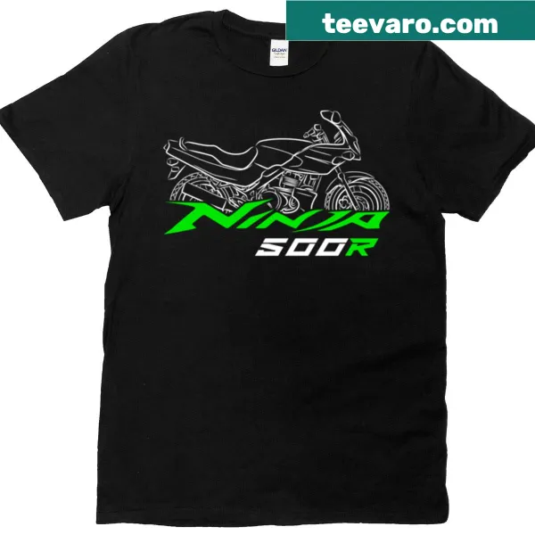 Kawasaki Ninja 500r motorcycle graphic tee for bikers