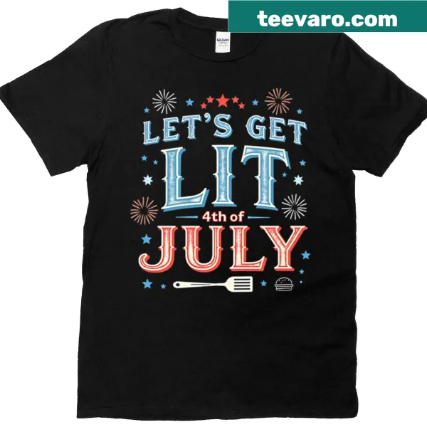 Funny Fourth of July T-shirt with patriotic design