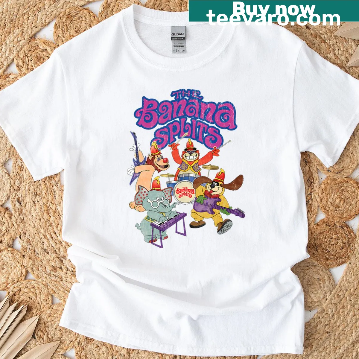 Vintage logo design celebrating animated movies — on a men's t-shirt