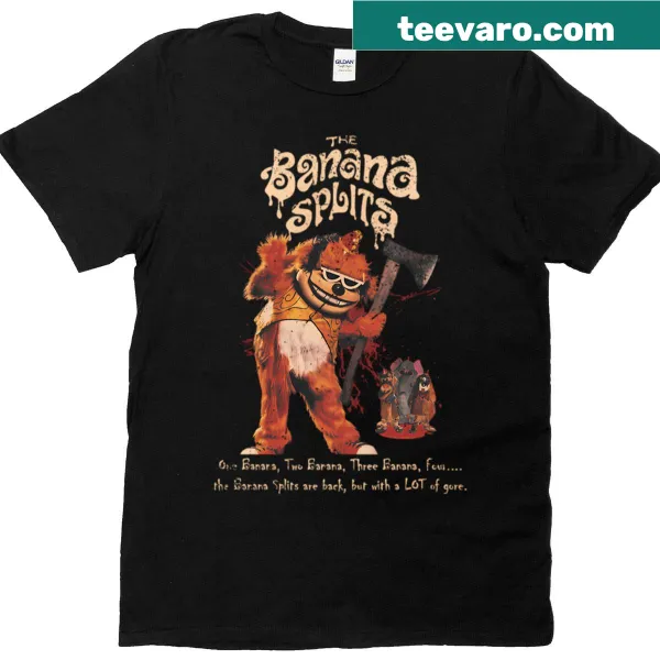 Vintage-style T-shirt featuring cartoon movie logos