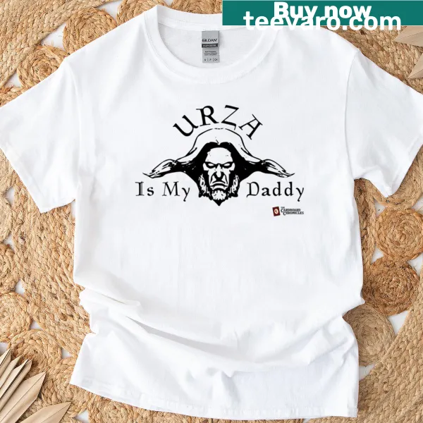 Funny graphic tee featuring Urza from the MTG card game