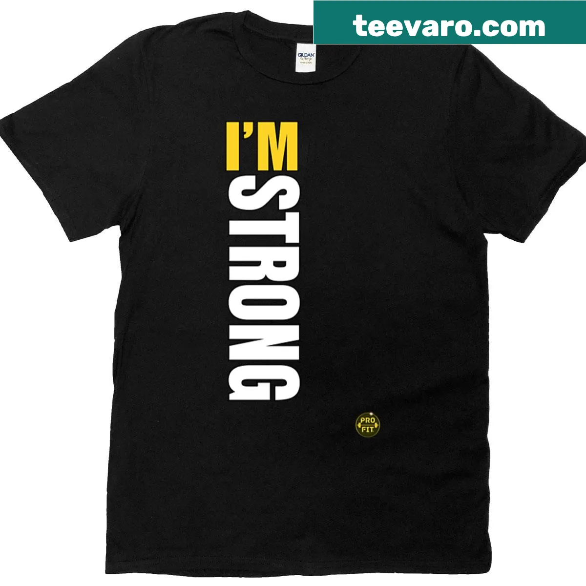 Motivational fitness t-shirt with the phrase about earning power — on a men's t-shirt