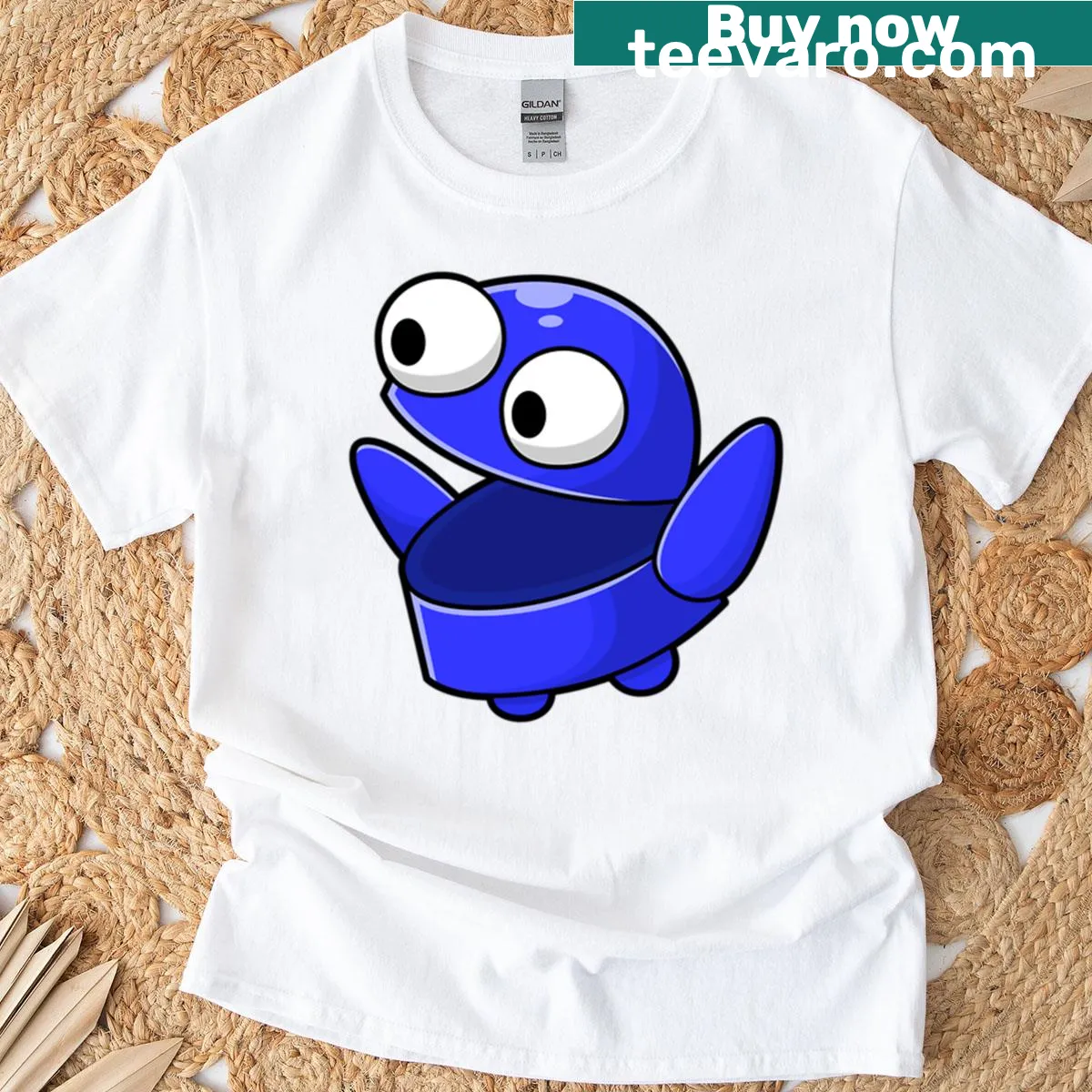 Fanart character illustration on a t-shirt — on a men's t-shirt