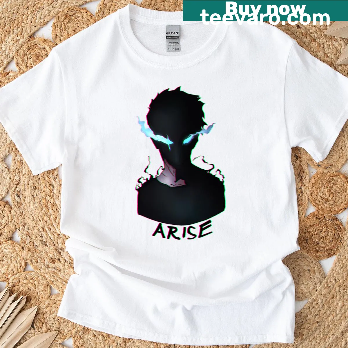 Cute cartoon ghost illustration on Scribble The Ghost t-shirt — on a men's t-shirt