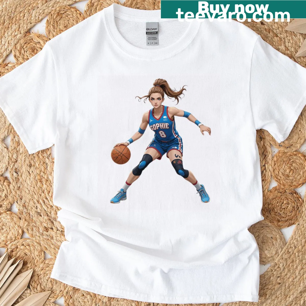 Simple design featuring the name Sophie Cunningham — on a men's t-shirt