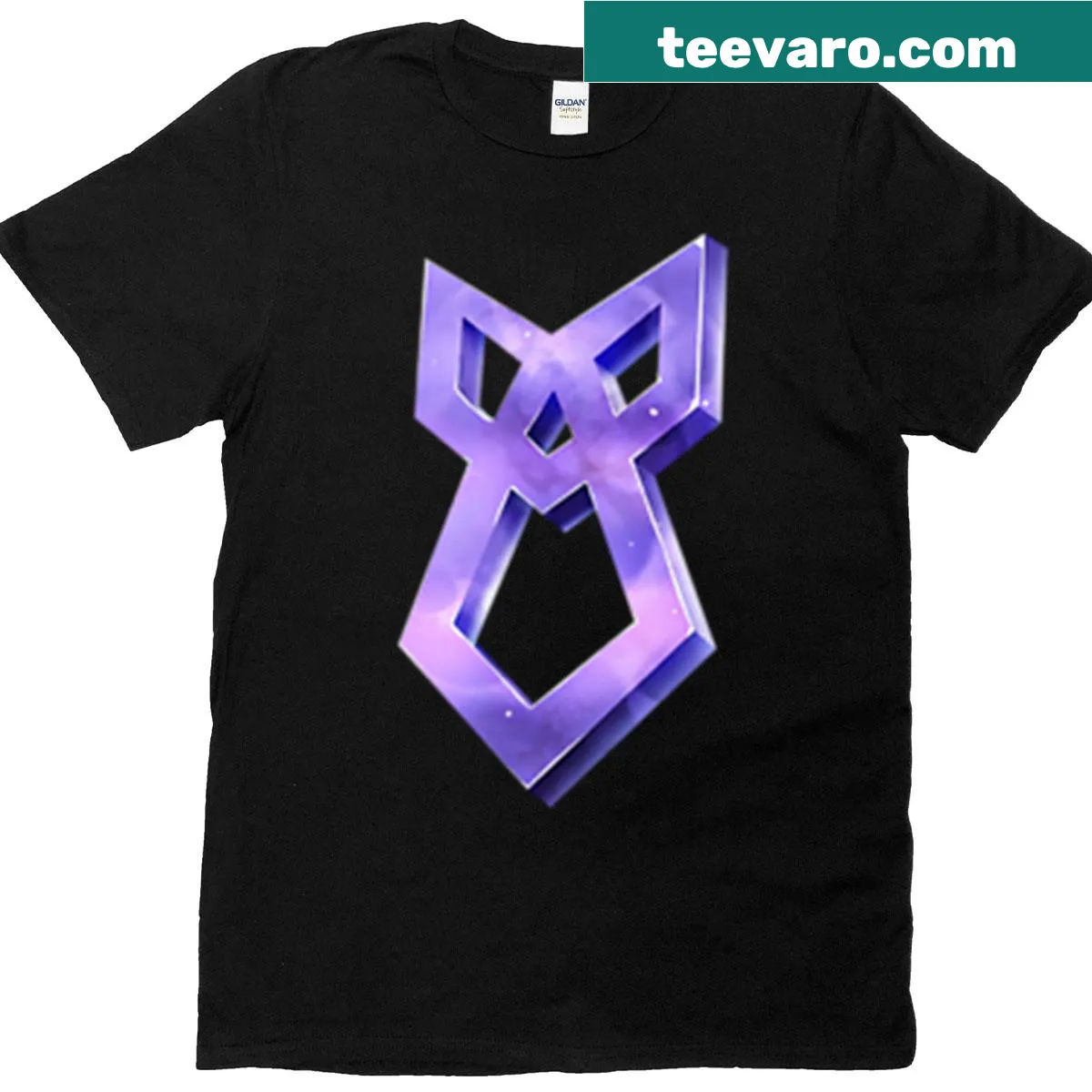 Illustrated t-shirt showcasing Sventovit design representing spiritual beliefs — on a men's t-shirt
