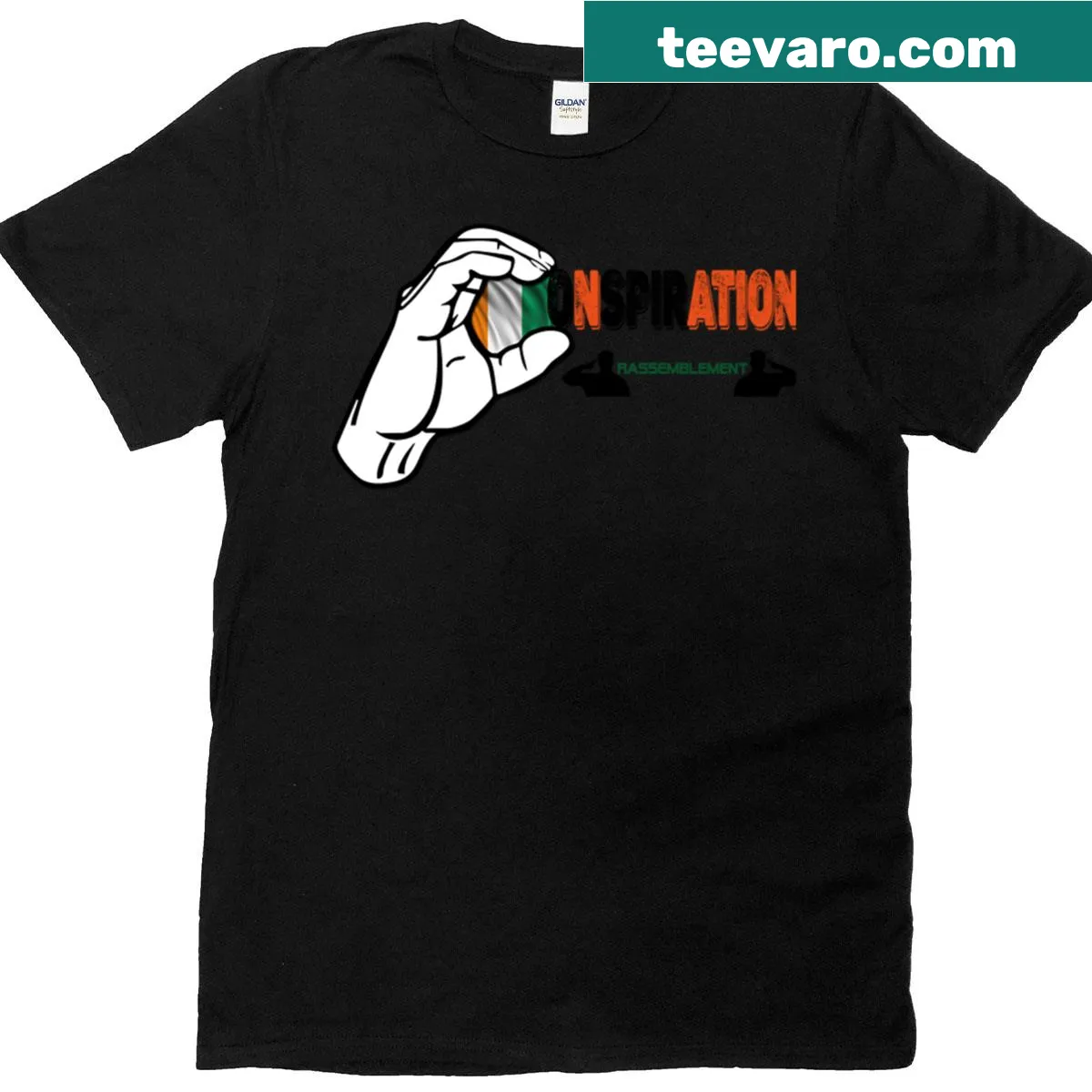 Intriguing graphic design on The Conspiracy t-shirt — on a men's t-shirt