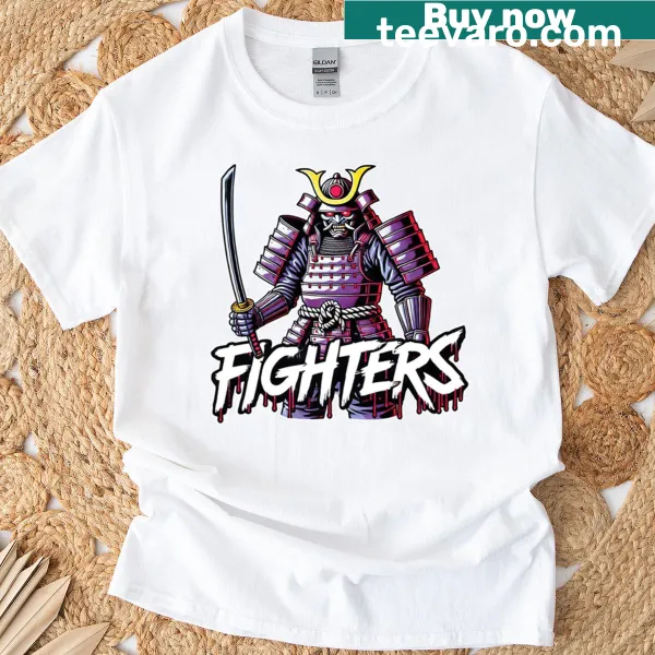T-shirt honoring samurai culture with a striking graphic