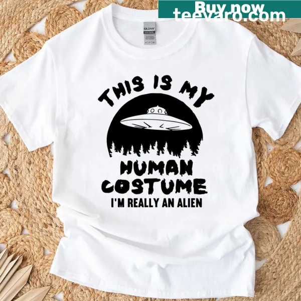 Humorous oversized shirt with playful text
