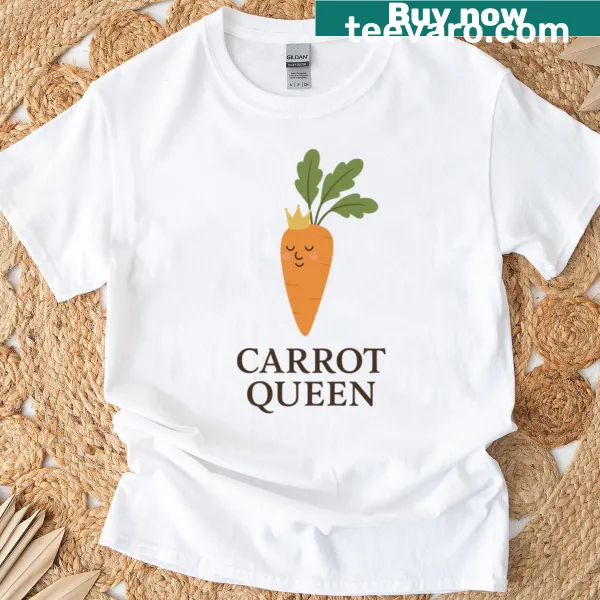 Playful 'Carrot Queen' design promoting healthy eating